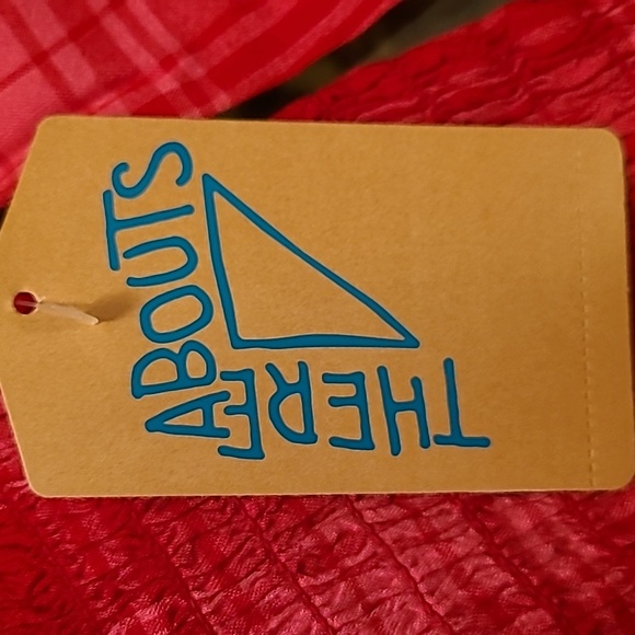 THEREABOUTS GIRLS "SIZZLE" PINK PLAID TOP WITH BEAUTIFUL SMOCKING SIZE SMALL 7/8 - Picture 8 of 8